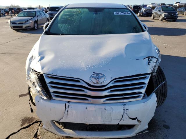 4T3ZE11A79U009678 - 2009 TOYOTA VENZA WHITE photo 5