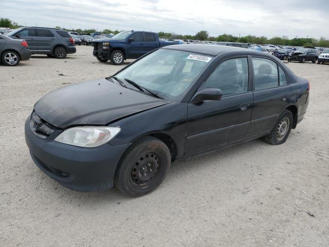 1HGES16355L020999 - 2005 HONDA CIVIC DX VP CHARCOAL photo 1