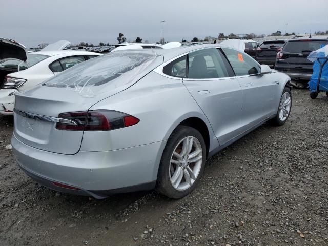 5YJSA1H19EFP54032 - 2014 TESLA MODEL S Արծաթագույն լուսանկար 3