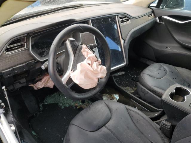 5YJSA1H19EFP54032 - 2014 TESLA MODEL S Արծաթագույն լուսանկար 8