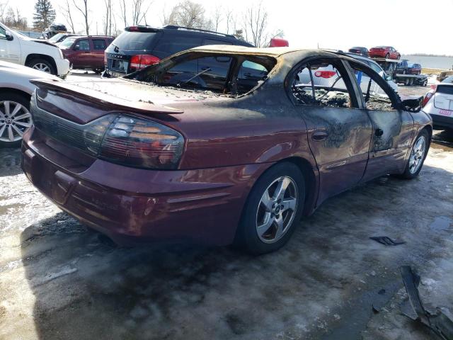 1G2HY54K324222133 - 2002 PONTIAC BONNEVILLE SLE BURGUNDY photo 3