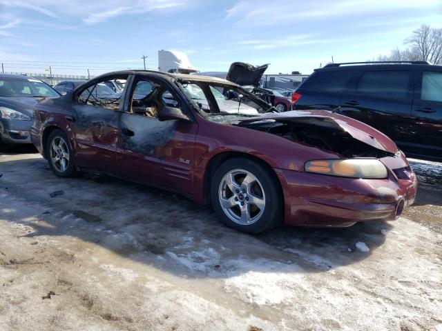 1G2HY54K324222133 - 2002 PONTIAC BONNEVILLE SLE BURGUNDY photo 4