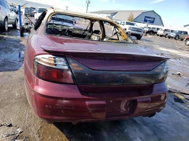 1G2HY54K324222133 - 2002 PONTIAC BONNEVILLE SLE BURGUNDY photo 6