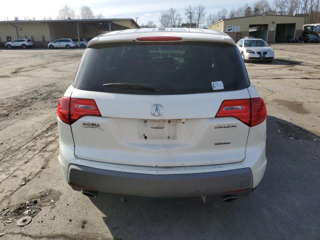 2HNYD28648H548516 - 2008 ACURA MDX TECHNOLOGY WHITE photo 6