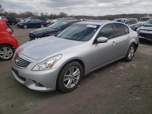 JN1CV6AR4DM764904 - 2013 INFINITI G37 SILVER photo 1