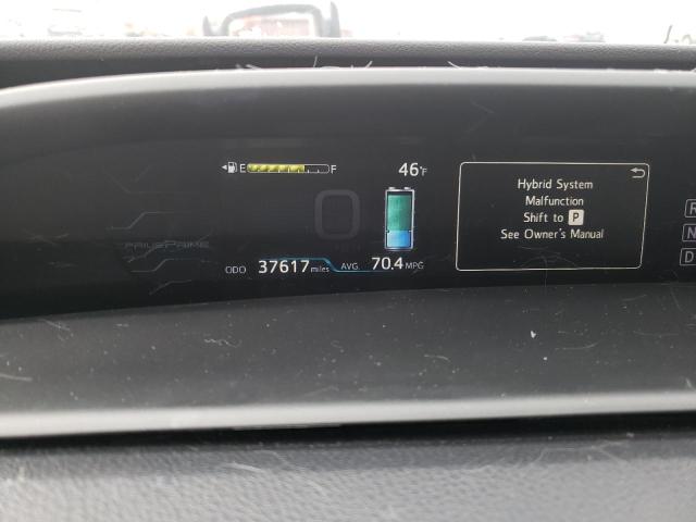 JTDKARFP8H3001504 - 2017 TOYOTA PRIUS PRIM 银色 照片 9