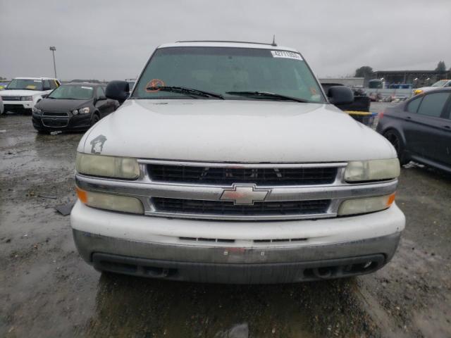 3GNEC16T92G299594 - 2002 CHEVROLET SUBURBAN C1500 WHITE photo 5