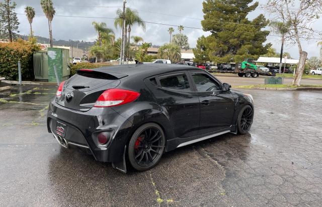 KMHTC6AE0GU291938 - 2016 HYUNDAI VELOSTER TURBO BLACK photo 4