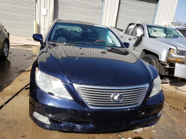 JTHBL46F375002212 - 2007 LEXUS LS 460 BLUE photo 5