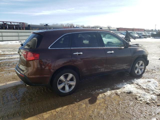 2HNYD2H64BH517709 - 2011 ACURA MDX TECHNOLOGY 棕色 照片 3