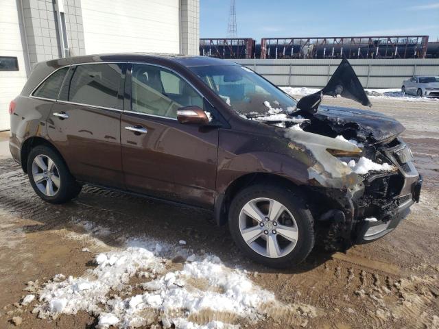 2HNYD2H64BH517709 - 2011 ACURA MDX TECHNOLOGY 棕色 照片 4