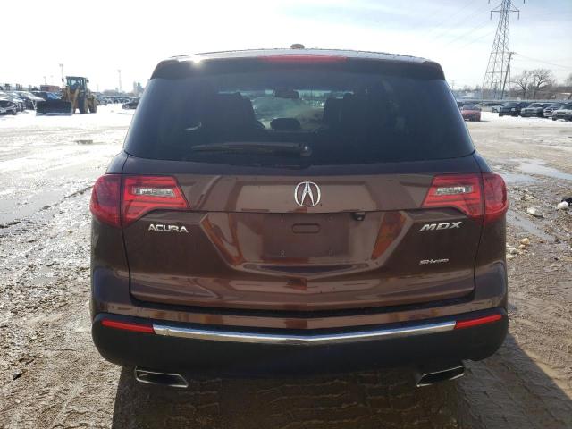 2HNYD2H64BH517709 - 2011 ACURA MDX TECHNOLOGY 棕色 照片 6
