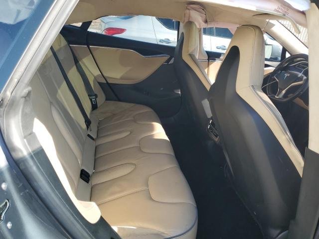5YJSA1DNXDFP27509 - 2013 TESLA MODEL S GRAY photo 10