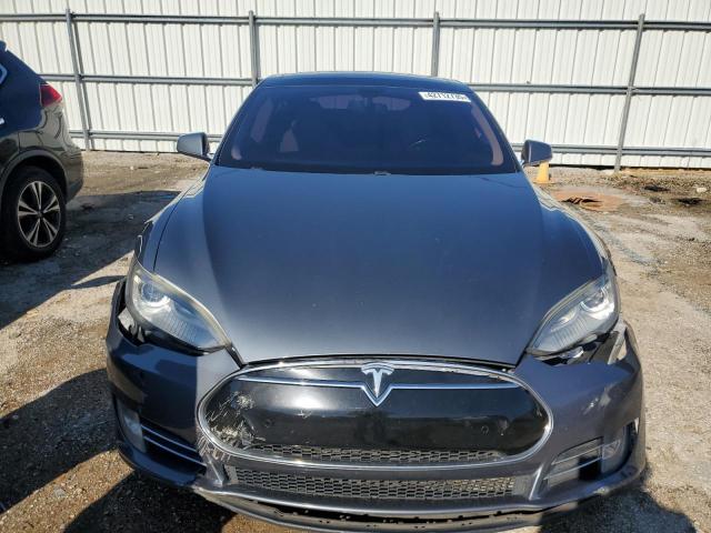 5YJSA1DNXDFP27509 - 2013 TESLA MODEL S GRAY photo 5