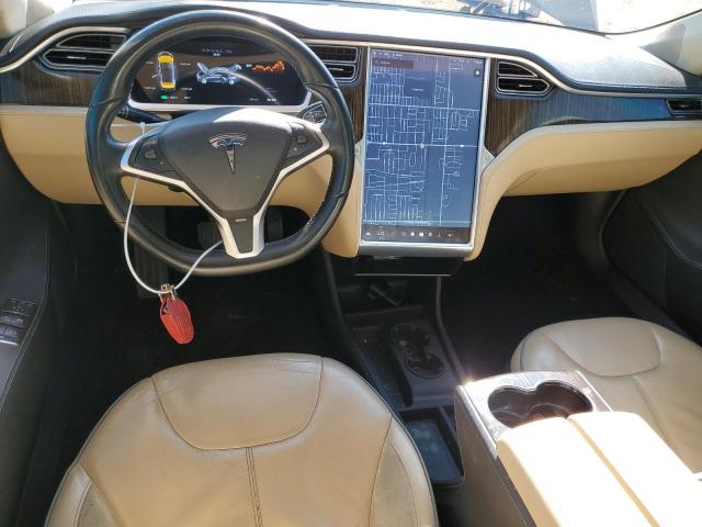5YJSA1DNXDFP27509 - 2013 TESLA MODEL S GRAY photo 8