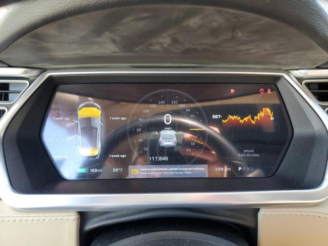 5YJSA1DNXDFP27509 - 2013 TESLA MODEL S GRAY photo 9