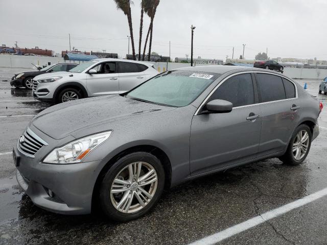 JN1DV6AP1CM812103 - 2012 INFINITI G25 BASE GRAY photo 1