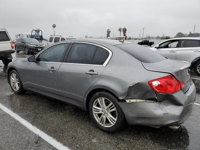 JN1DV6AP1CM812103 - 2012 INFINITI G25 BASE GRAY photo 2