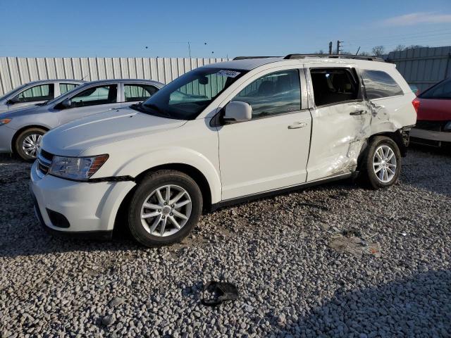 3C4PDDBGXET265040 - 2014 DODGE JOURNEY SXT WHITE photo 1