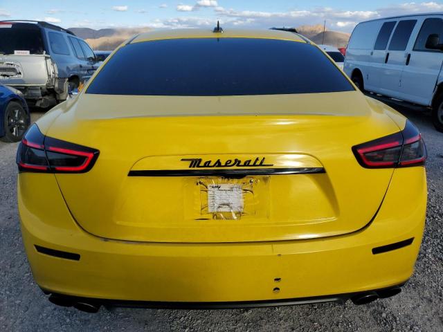 ZAM57XSA2G1173809 - 2016 MASERATI GHIBLI YELLOW photo 6