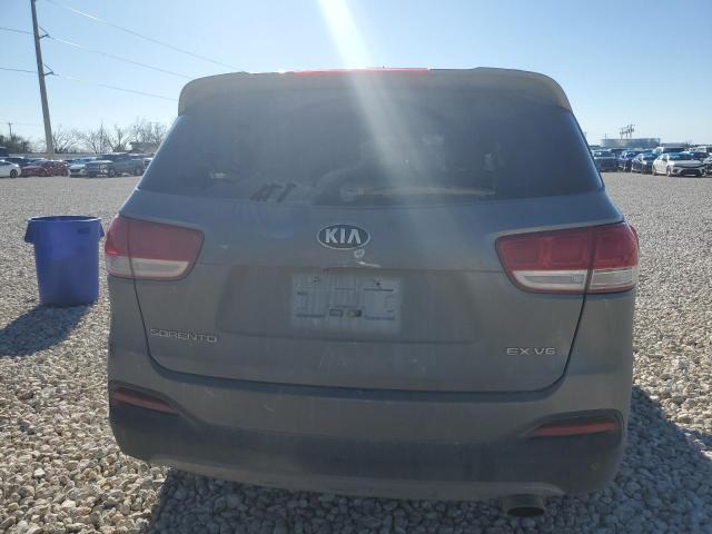 5XYPHDA57JG418494 - 2018 KIA SORENTO EX GRAY photo 6