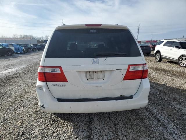 5FNRL38746B444526 - 2006 HONDA ODYSSEY EXL WHITE photo 6