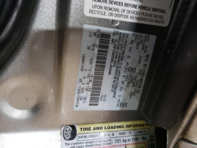 5LMFU28558LJ22446 - 2008 LINCOLN NAVIGATOR ვერცხლისფერი ფოტო 12