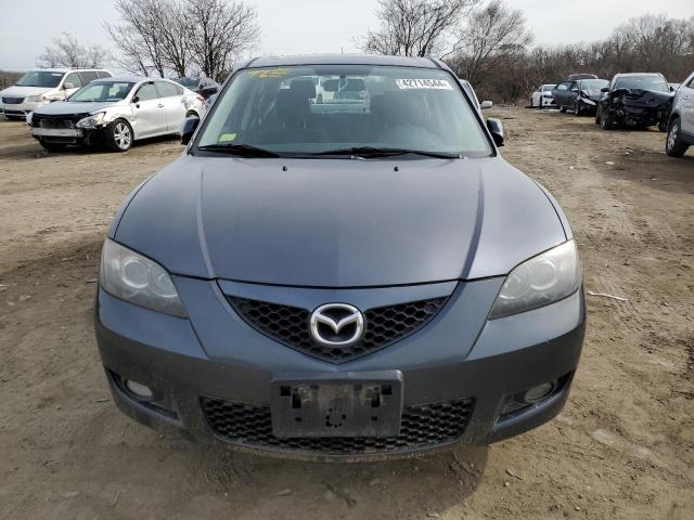 JM1BK32G881162642 - 2008 MAZDA 3 I GRAY photo 5