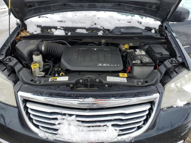 2C4RC1BG3DR594769 - 2013 CHRYSLER TOWN & COU TOURING გრაფიტი ფოტო 11