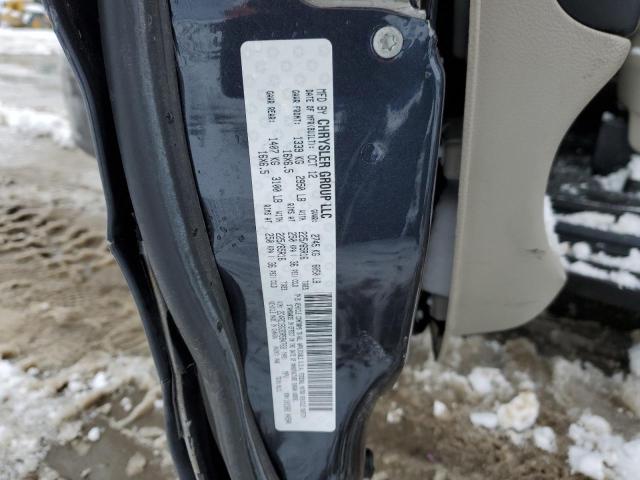 2C4RC1BG3DR594769 - 2013 CHRYSLER TOWN & COU TOURING გრაფიტი ფოტო 12