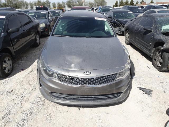 5XXGU4L31GG052505 - 2016 KIA OPTIMA EX GRAY photo 5