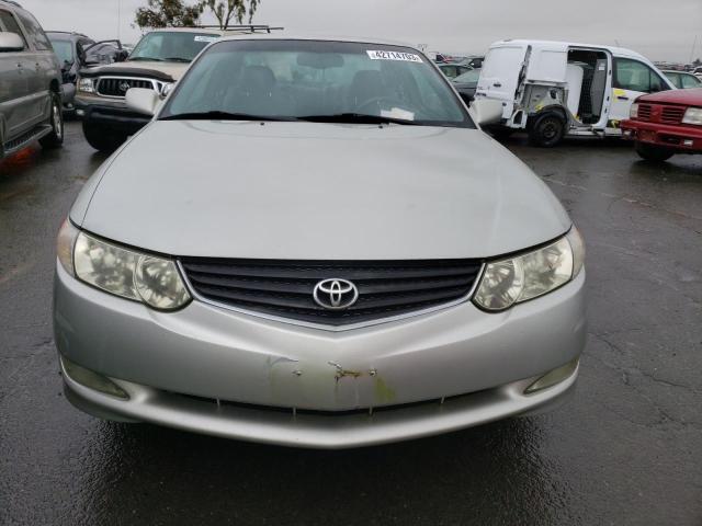 2T1CF28P92C591267 - 2002 TOYOTA CAMRY SOLA SE SILVER photo 5