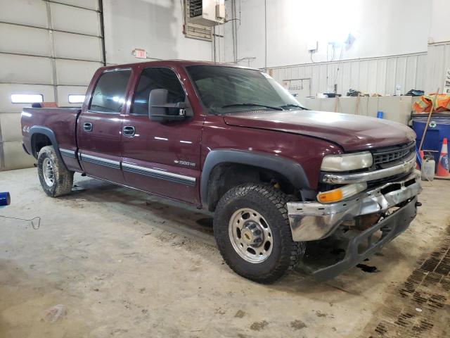 1GCGK13U32F146499 - 2002 CHEVROLET SILVERADO K1500 HEAVY DUTY MAROON photo 4