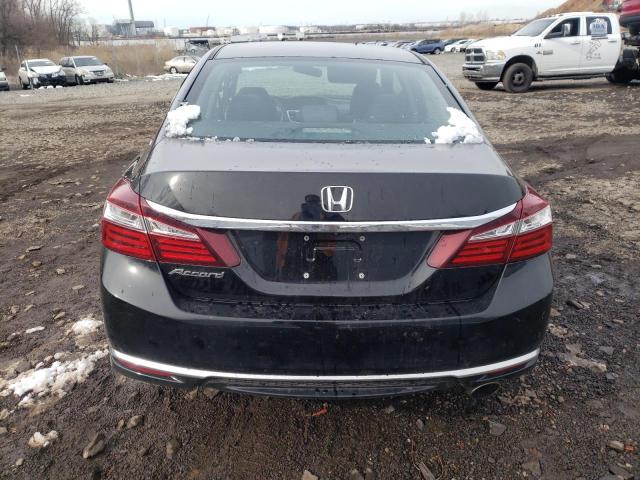 1HGCR2F37HA258751 - 2017 HONDA ACCORD LX BLACK photo 6