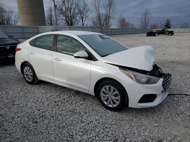 3KPC24A6XME134285 - 2021 HYUNDAI ACCENT SE WHITE photo 4