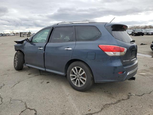 5N1AR2MN5FC676426 - 2015 NISSAN PATHFINDER S BLUE photo 2