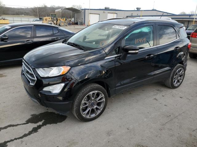 MAJ6S3KL0KC255235 - 2019 FORD ECOSPORT TITANIUM BLACK photo 1