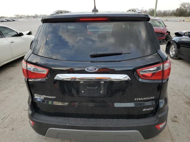 MAJ6S3KL0KC255235 - 2019 FORD ECOSPORT TITANIUM BLACK photo 6