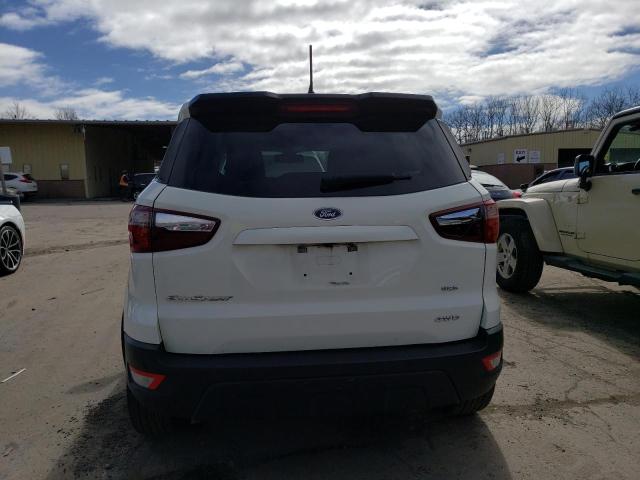 MAJ6S3JL8LC335420 - 2020 FORD ECOSPORT SES WHITE photo 6