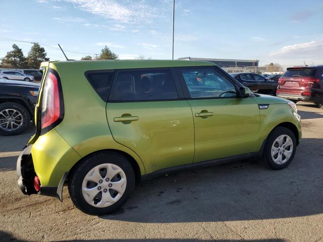 KNDJN2A27F7755308 - 2015 KIA SOUL GREEN photo 3