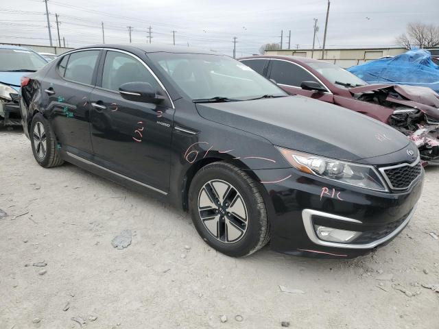 KNAGM4AD1D5044090 - 2013 KIA OPTIMA HYBRID BLACK photo 4