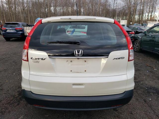 5J6RM4H30EL110127 - 2014 HONDA CR-V LX WHITE photo 6