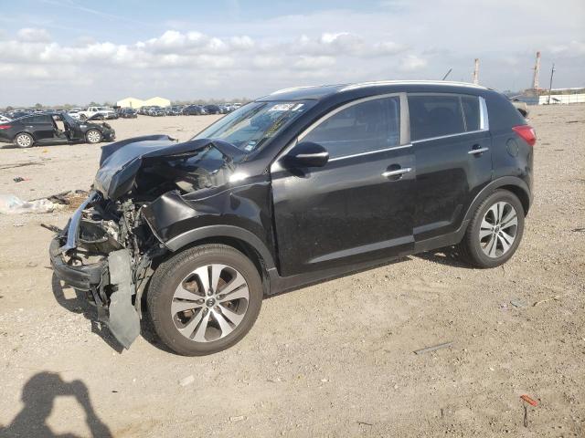 KNDPC3A23D7429198 - 2013 KIA SPORTAGE EX BLACK photo 1