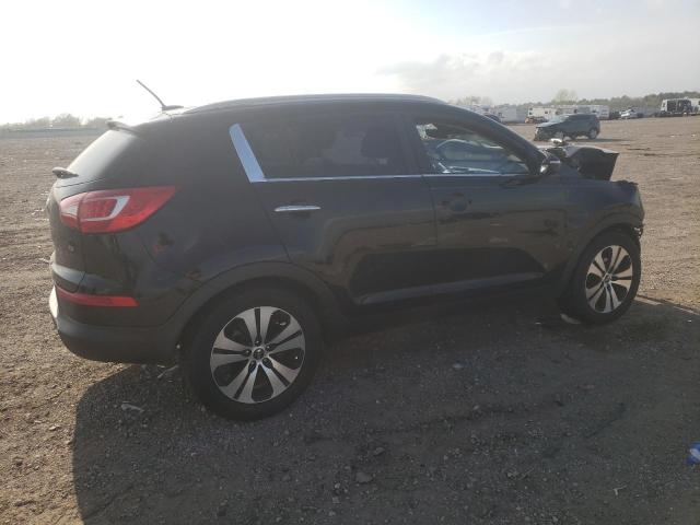 KNDPC3A23D7429198 - 2013 KIA SPORTAGE EX BLACK photo 3