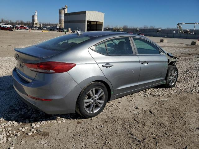 KMHD84LF9JU472303 - 2018 HYUNDAI ELANTRA SEL GRAY photo 3