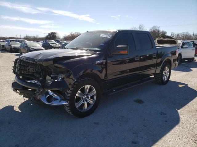 1FTRW12869FA57120 - 2009 FORD F150 SUPERCREW BLACK photo 1