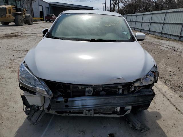 3N1AB7AP8EL665051 - 2014 NISSAN SENTRA S WHITE photo 5