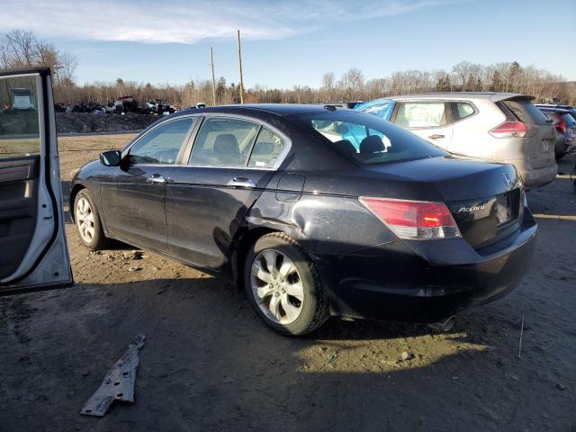 1HGCP36838A013517 - 2008 HONDA ACCORD EXL BLACK photo 2