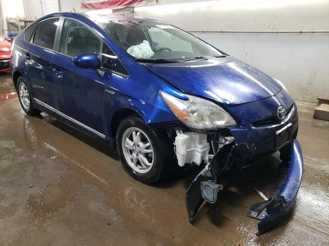 JTDKN3DU5A0190873 - 2010 TOYOTA PRIUS BLUE photo 4