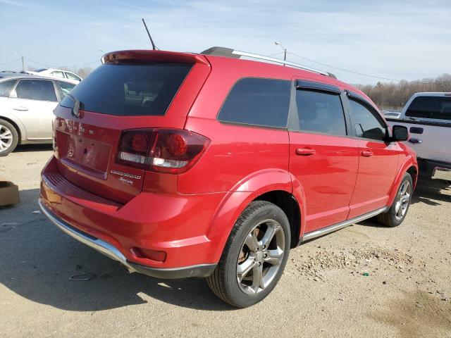 3C4PDCGGXHT536850 - 2017 DODGE JOURNEY CROSSROAD RED photo 3